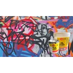 Kép 2/3 - Geiger Graffiti megelőző átlátszó poliuretán védőlakk  nem szívóképes alapokhoz (A+B kompones) 