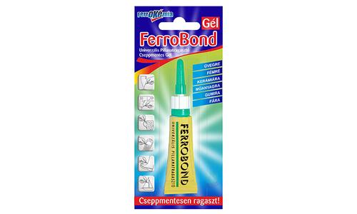 Ferrobond gél cseppmentes pillanatragasztó 3g