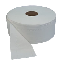 Kétrétegű törtfehér toalettpapír, 18 cm